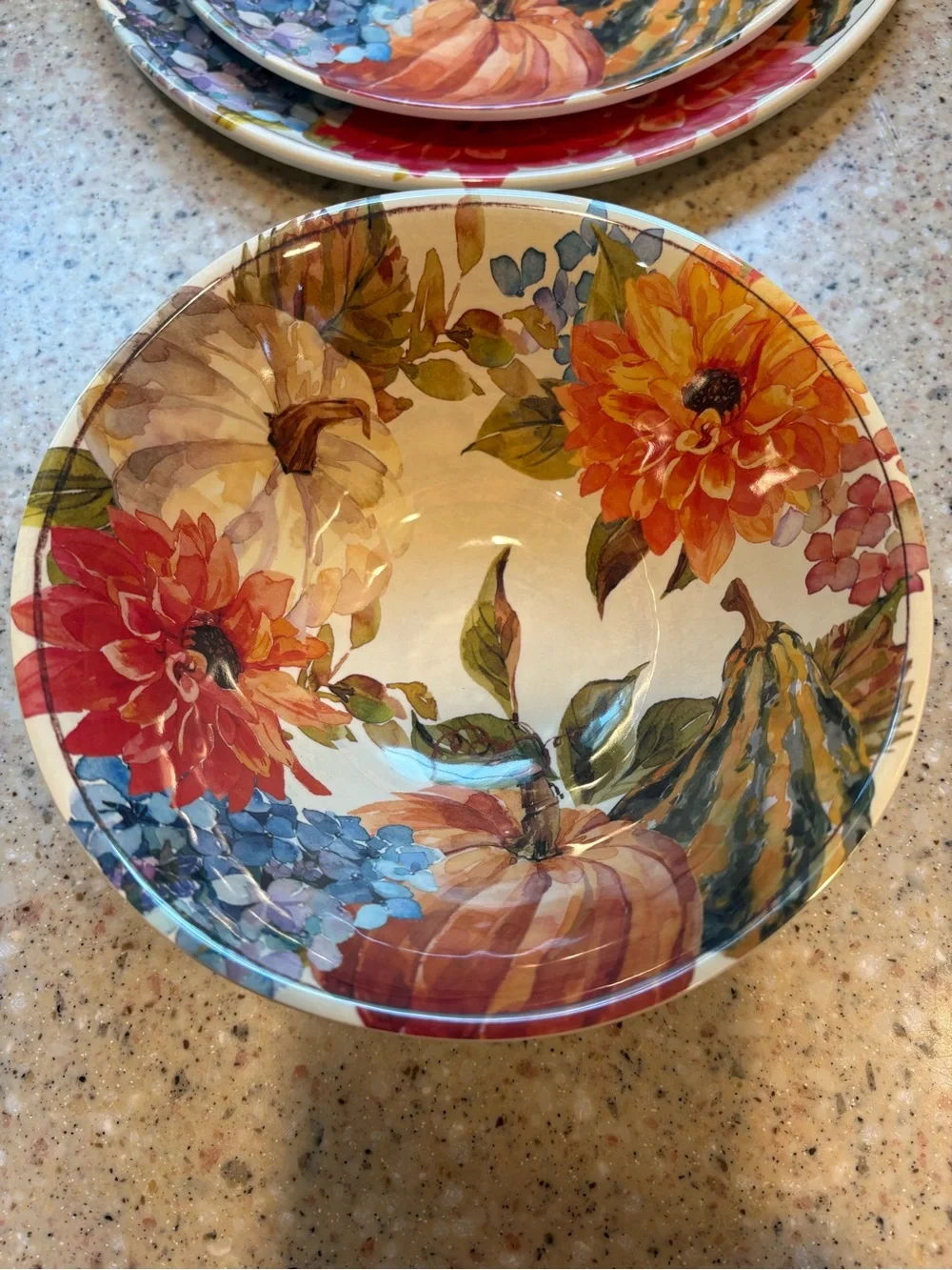 Member’s Mark Harvest Melamine Dinnerware, **Originally 4 Place Setting**